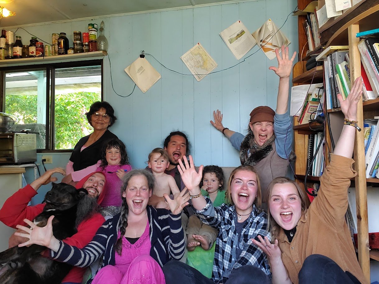 A group gathered together outdoors