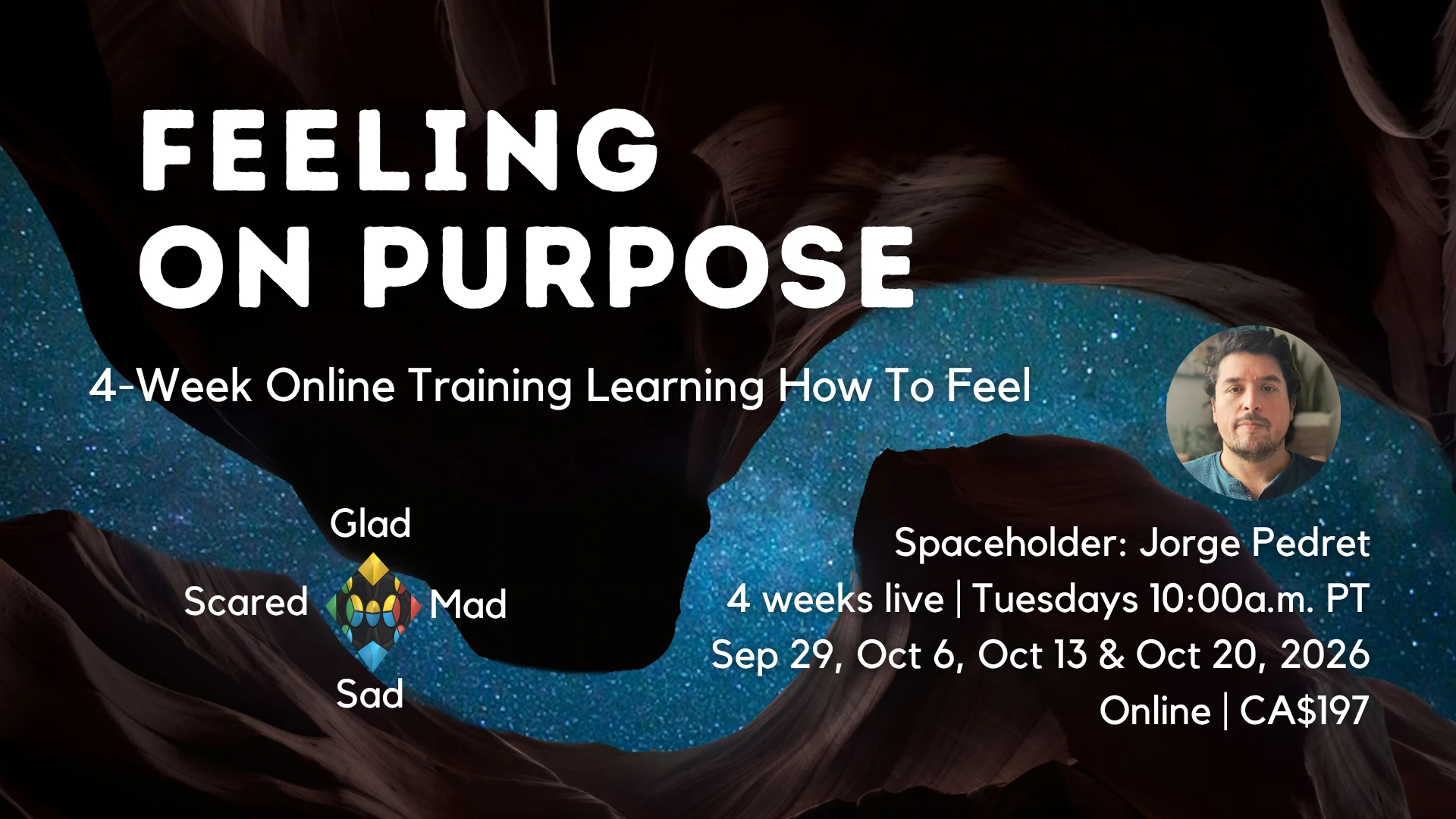 Feeling on Purpose event poster