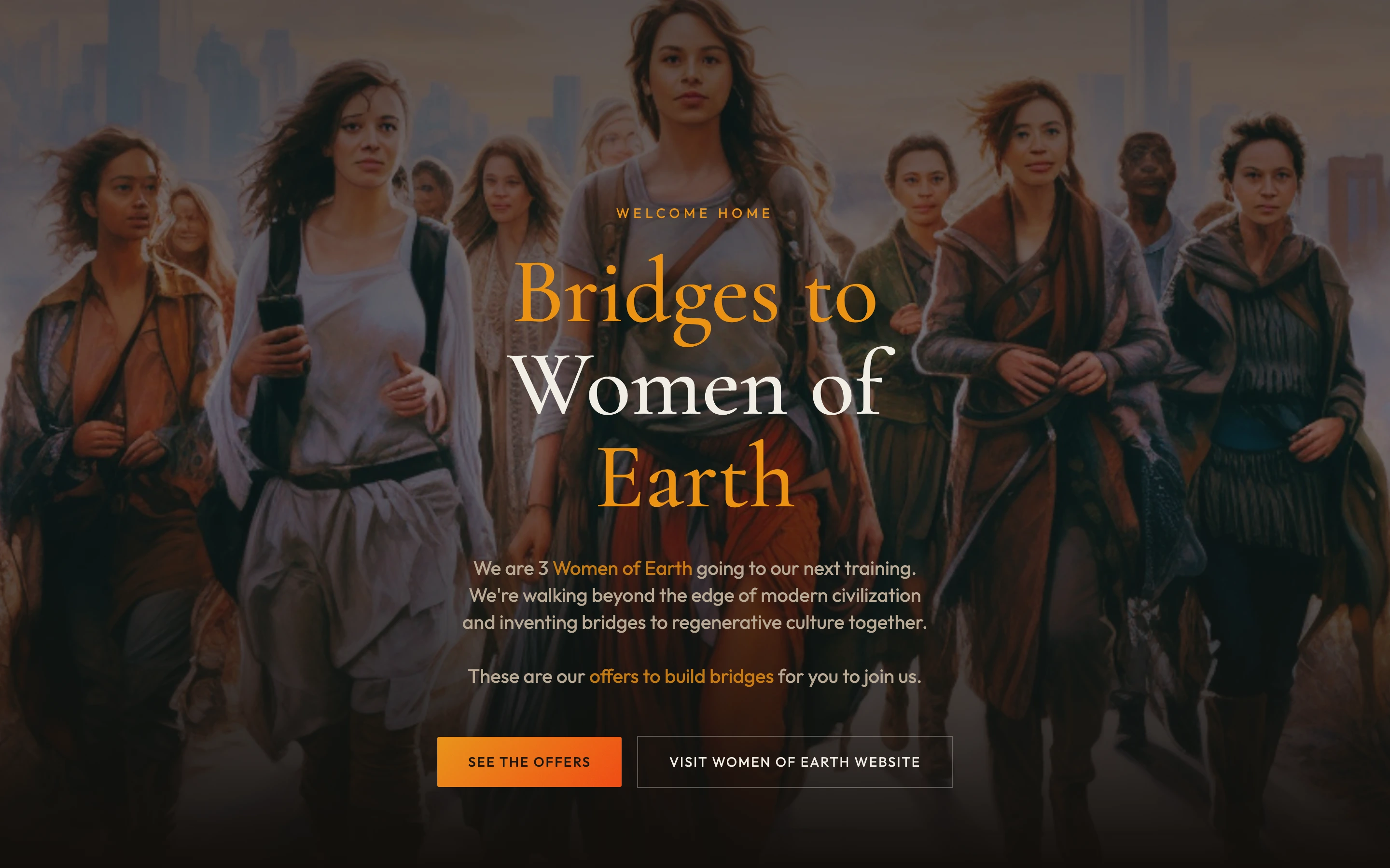 Bridges to Women of Earth hero