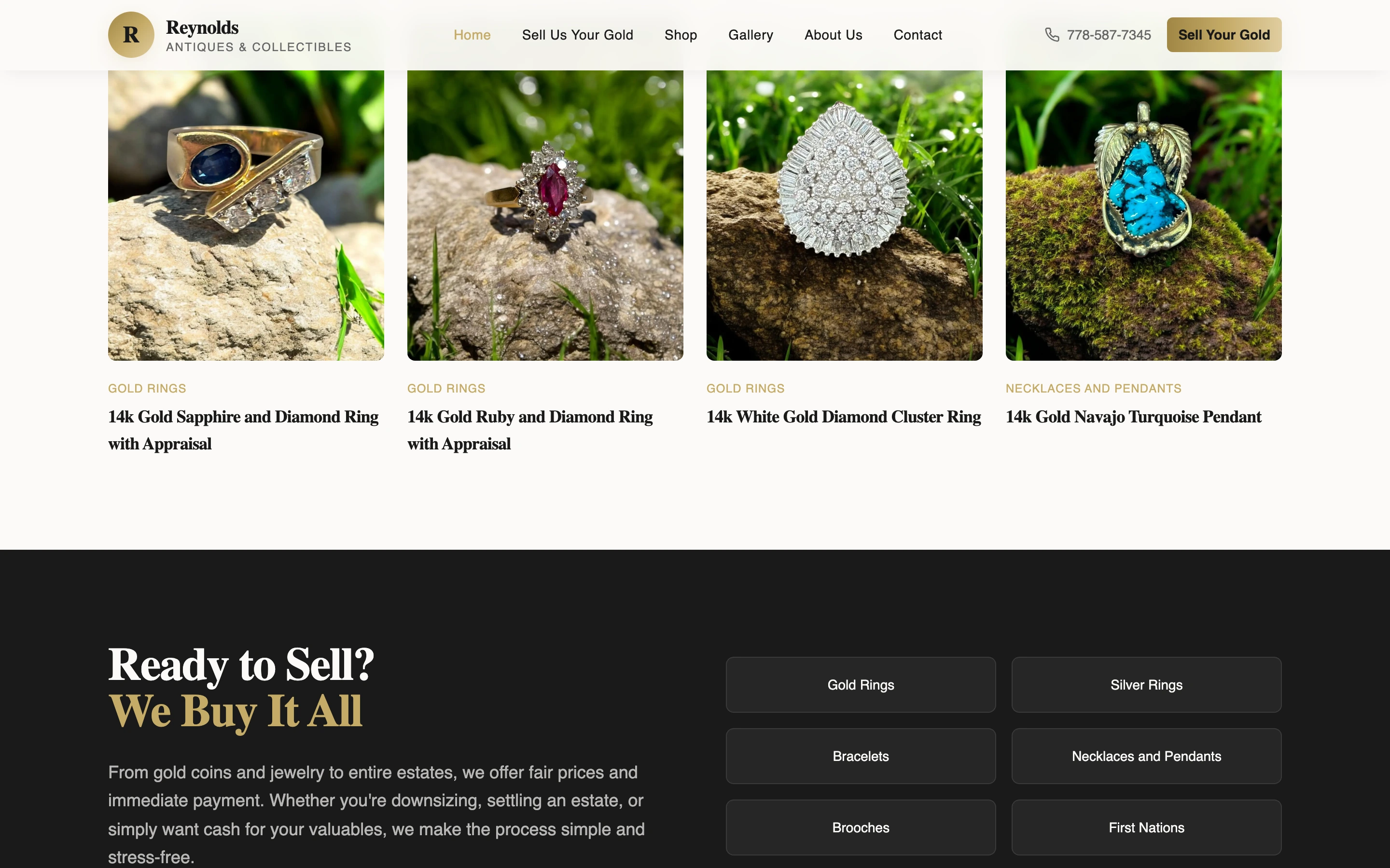 Featured collection of jewellery